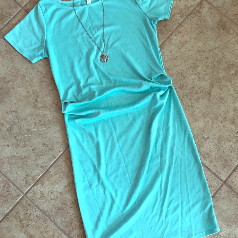 Pink Blush Short Sleeve Dress